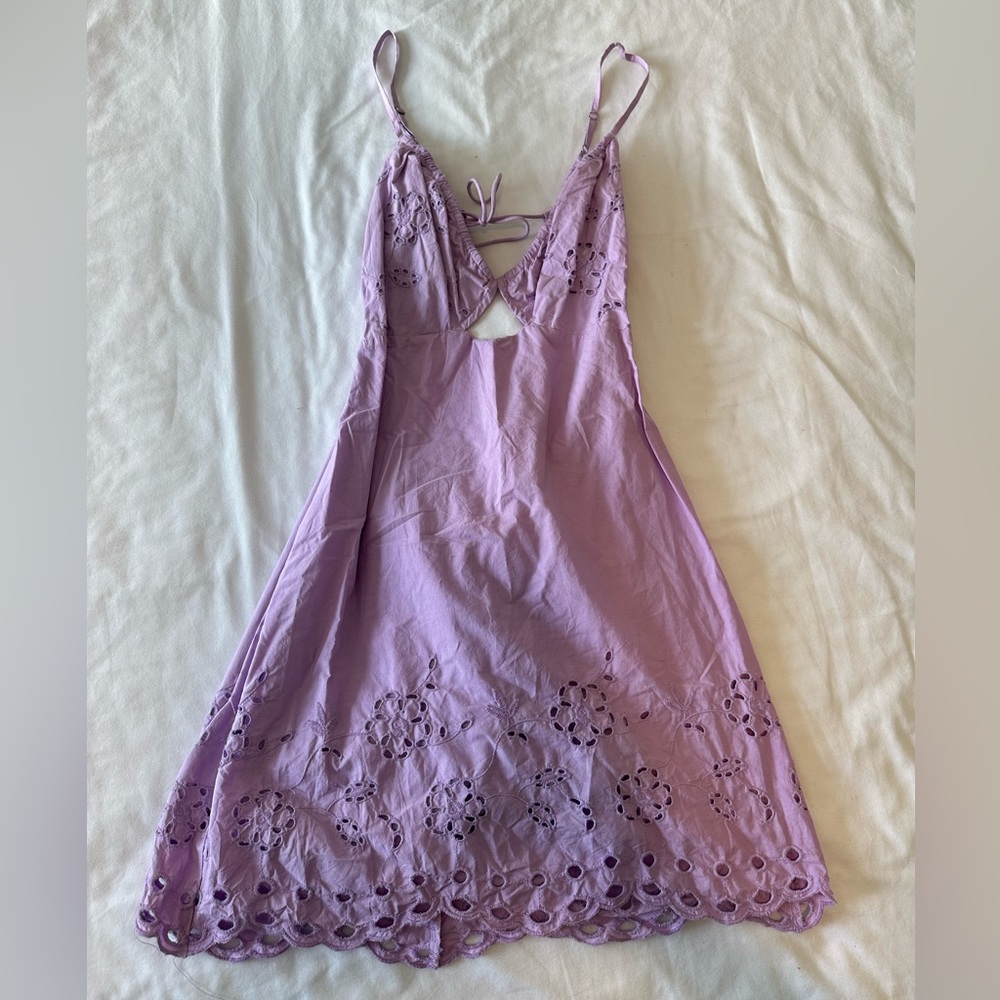 Zara Lavender Mini Dress